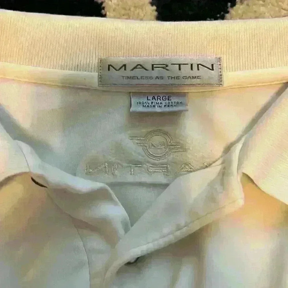 Mens white long sleeve collared shirt size large - Picture 2 of 3